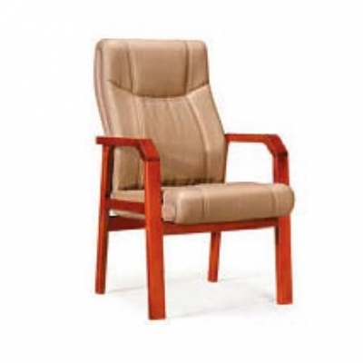 昊豐 KY-6112會(huì)議椅（牛皮）米黃色