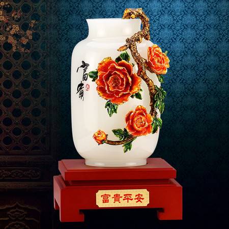 琺瑯彩琉璃花瓶 湯河店創(chuàng)意工藝，點亮家居藝術與饋贈之選